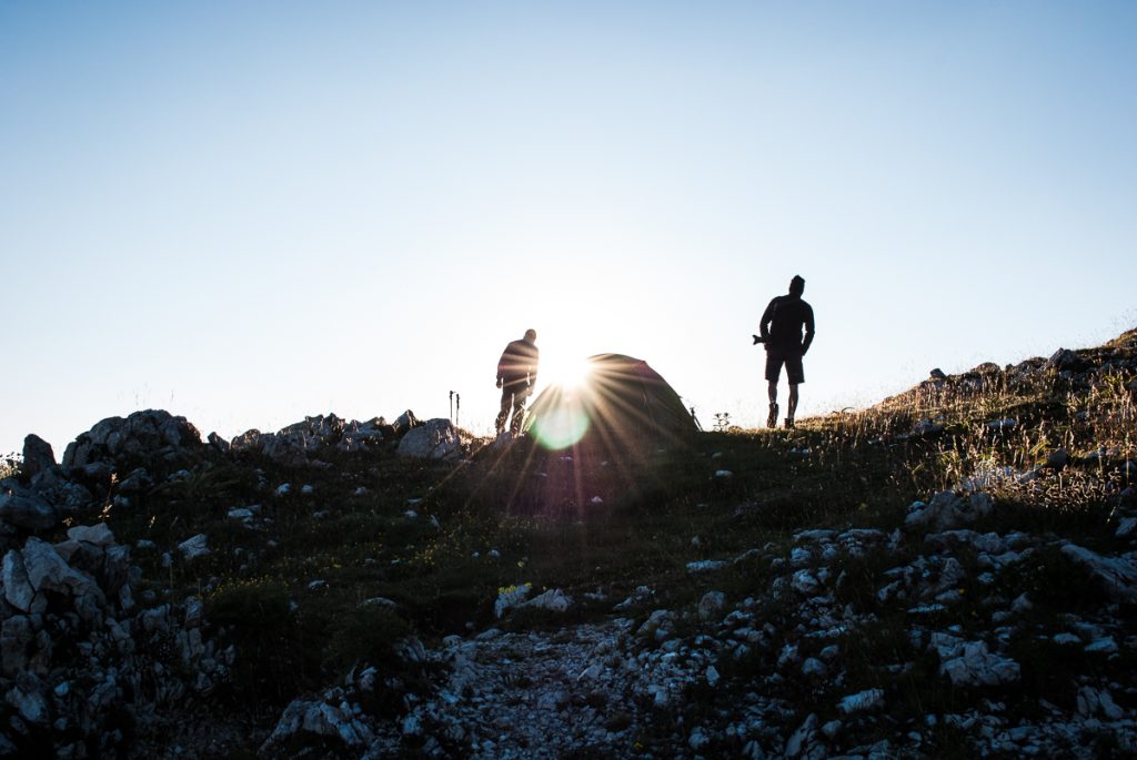 TREKKING IN TENDA MONTE VELINO