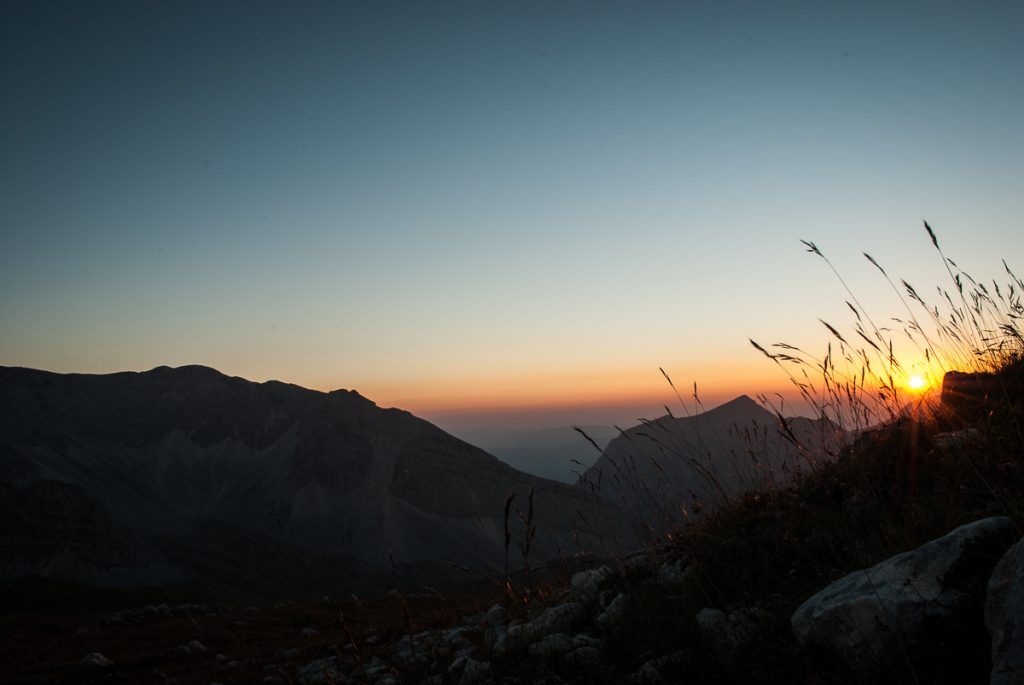 TREKKING IN TENDA MONTE VELINO