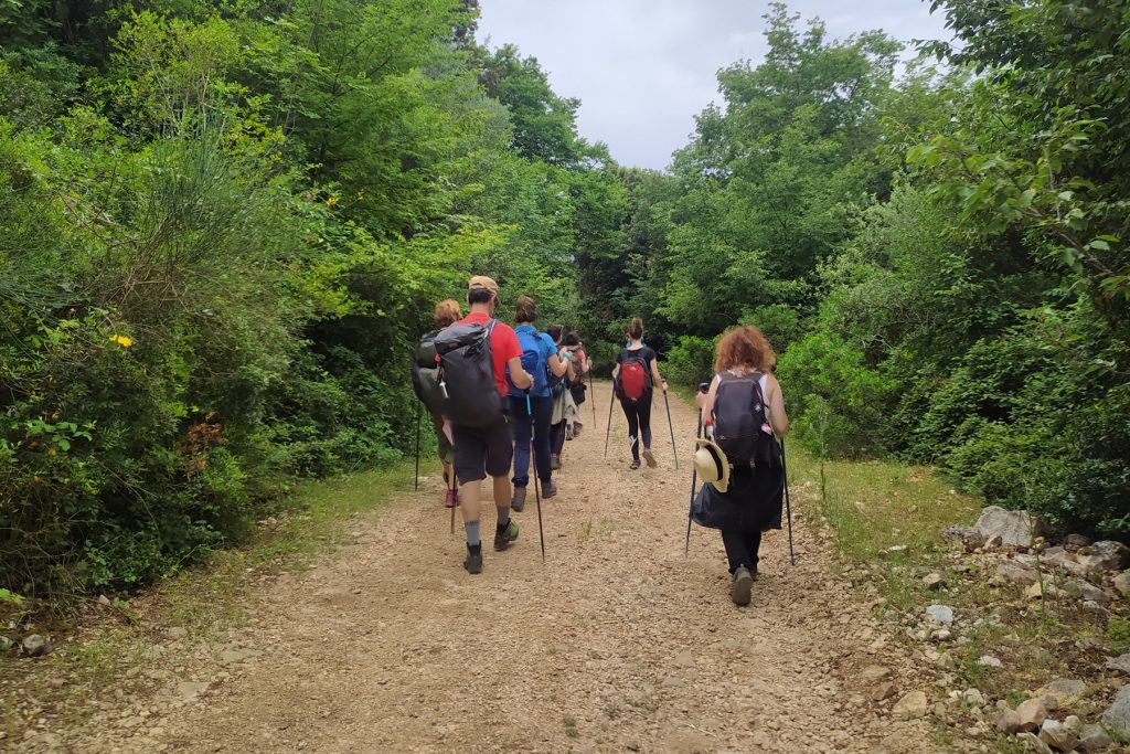 Trekking e cammino di più giorni sulla Via Francigena del Sud