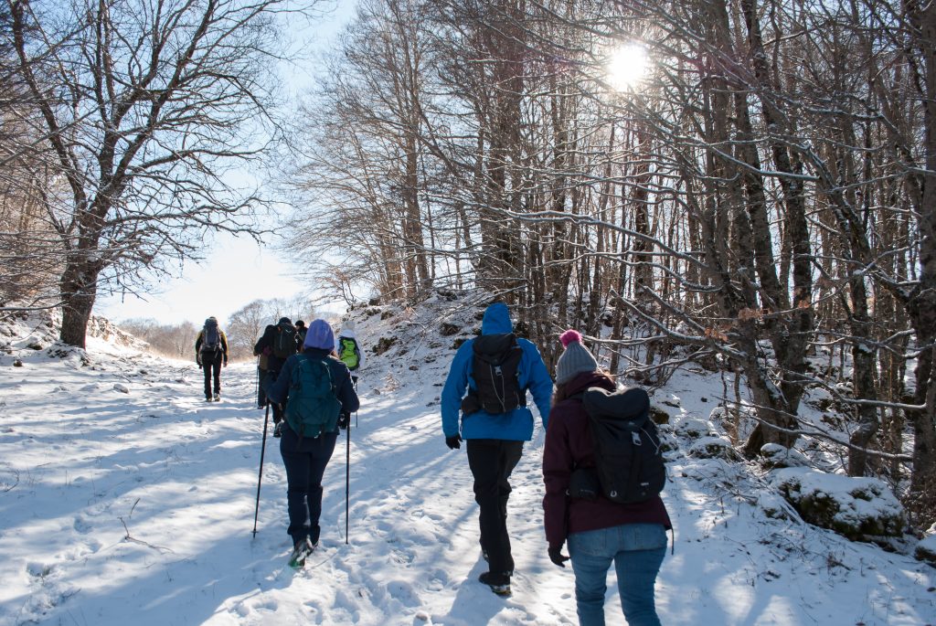 Escursione sulla neve nel Lazio e Centro Italia